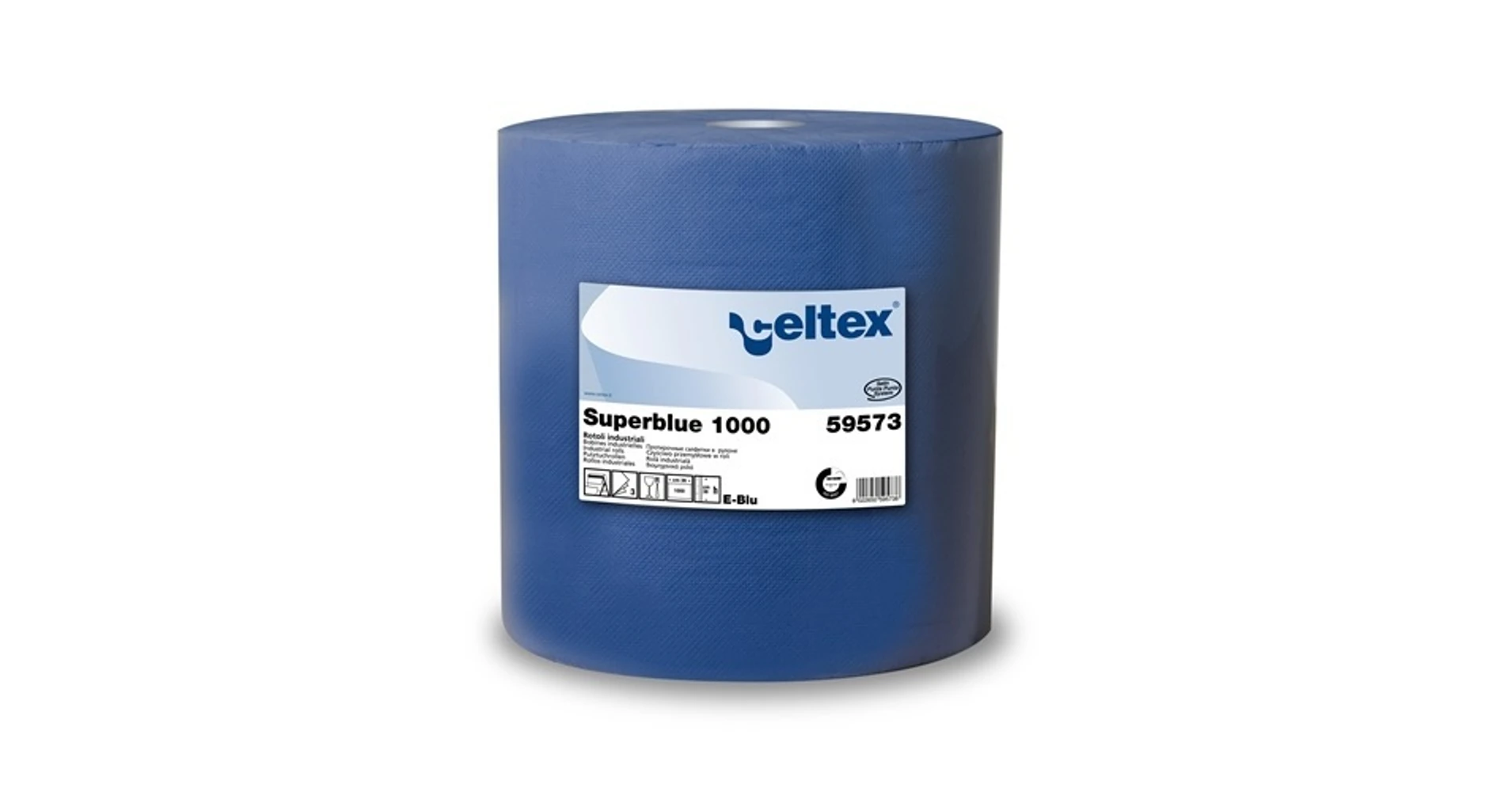 CELTEX 59573 Superblue ipari tőrlő, 3 rétegű, kék