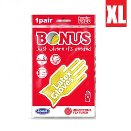 Bonus gumikesztyű/XL méret, 1 pár