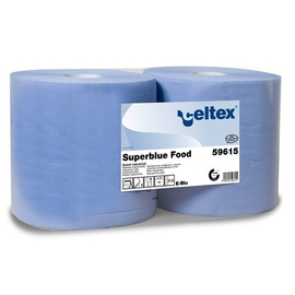 CELTEX 59615 Superblue food ipari tőrlő, 3 rétegű, kék