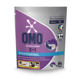 Omo Pro Formula Active Clean 3in1 Kapszula, 80 db-os
