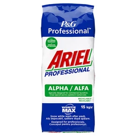 ARIEL PROFESSIONAL Alfa Whitemax mosópor, fehér ruhákhoz, 15 kg