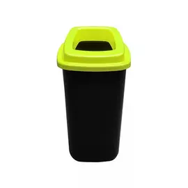 Plafor Sort hulladékgyűjtő szemetes, fekete/zöld, 45 literes