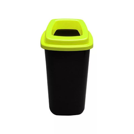 Plafor Sort hulladékgyűjtő szemetes, fekete/zöld, 45 literes