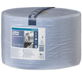 TORK 130051 ipari papírtörlő, 2 rétegű, kék