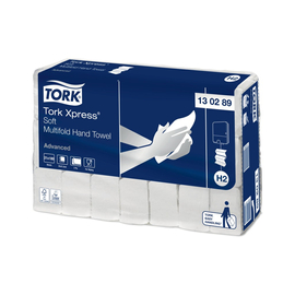 TORK 130289 Xpress Soft Multifold kéztörlő, 2 rétegű, fehér