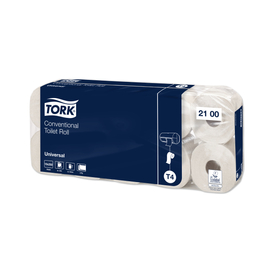 TORK 2100 Universal toalettpapír, 2 rétegű, fehér (10 tekercs/csomag)