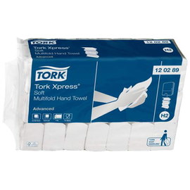 TORK 120289 Xpress Soft hajtott kéztörlő, 2 rétegű, fehér