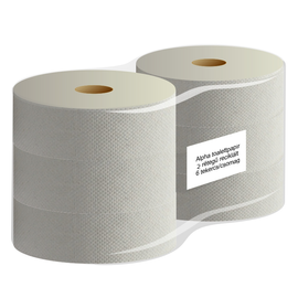 ATLANTIC maxi 28 cm-es toalettpapír, 2 rétegű, 80% fehér
