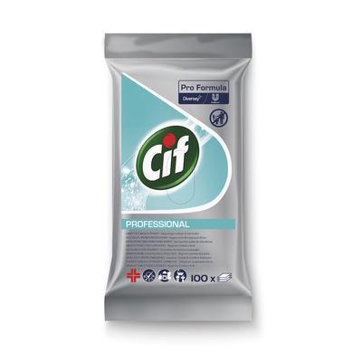 Cif Pro Formula Multipurpose Wipes 100db - Visszazárható csomagolású általános nedves tisztítókendő