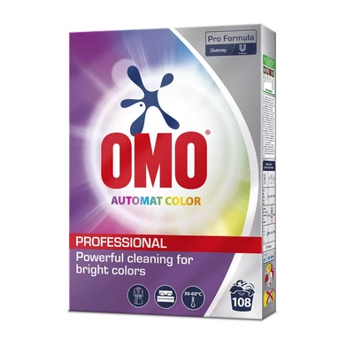 Omo Prof. Automat Color (5.4Kg) - általános mosópor színes ruhákhoz