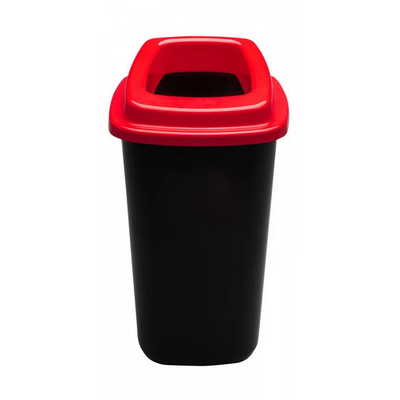 Plafor Sort hulladékgyűjtő szemetes, fekete/piros, 45 literes