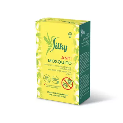 SILKY anti-mosquito szúnyog- és kullancsriasztó kendő 10X1 lap