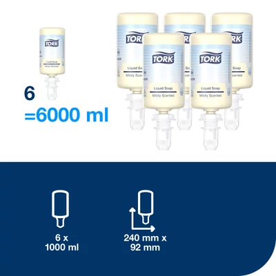 Kép 3/3 - TORK 424501 Prémium kézkímélő folyékony szappan, S4 -03