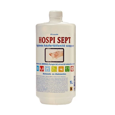 HOSPI SEPT kézfertőtlenítő folyékony szappan, 1 ltr