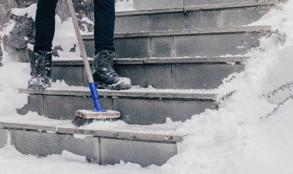 Hósőprés a lépcsőről